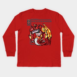 digimon vb megidramon Kids Long Sleeve T-Shirt